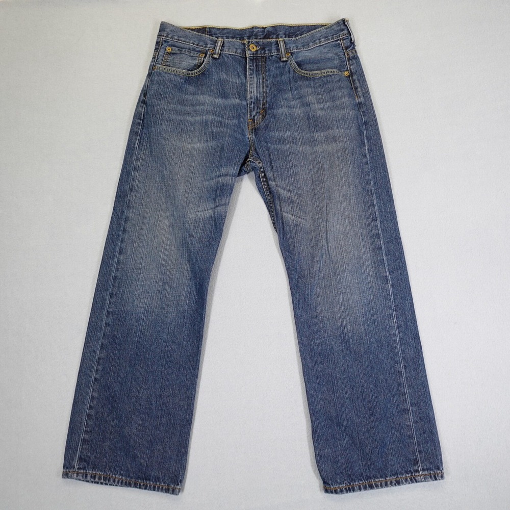 Levi's Jeans Mens 34x30 Blue 569 Loose Straight Leg Denim Casual Workwear Pants